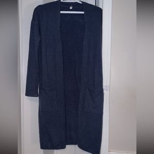Blue cardigan